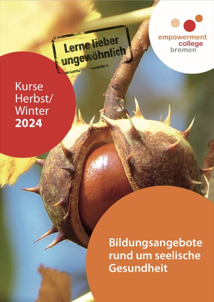 Titelseite Kursbroschüre Herbst/Winter 2024